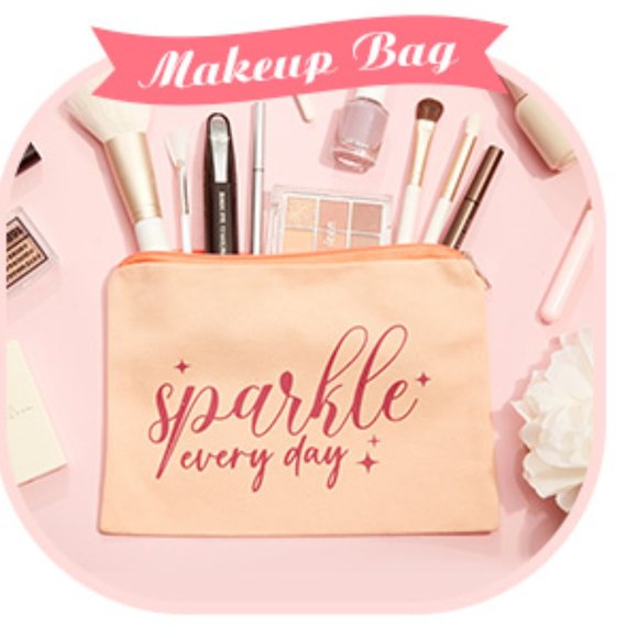 NWOT Women’s Accessory CosmeticBag With Fun Saying-All I Need Is Coffee Mascara - Picture 6 of 13